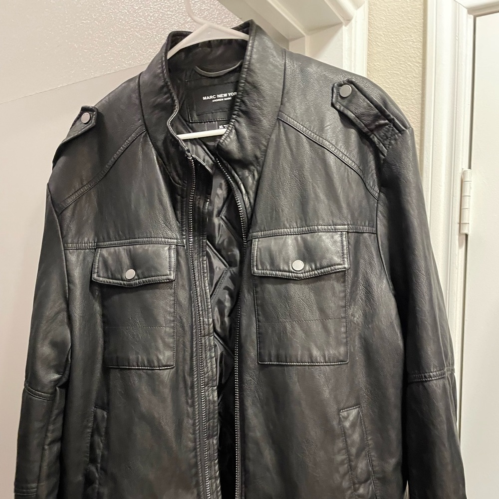 Andrew Marc $550 leather jacket worn ONCE. Selling $150 OBO. Perfect condition.